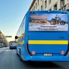 Pubblicità dinamica autobus Provincia di Cuneo