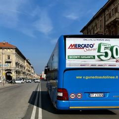 Pubblicità dinamica autobus Provincia di Cuneo
