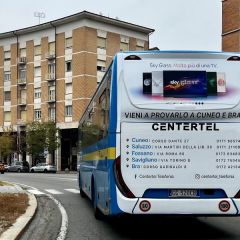 Pubblicità dinamica autobus Provincia di Cuneo