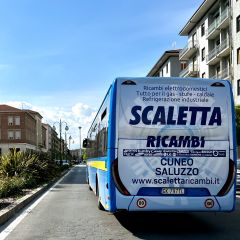 Pubblicità dinamica autobus Provincia di Cuneo