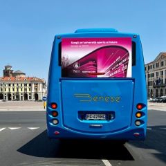 Pubblicità dinamica autobus Cuneo