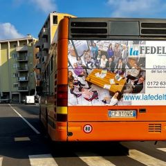 Pubblicità dinamica autobus Fossano