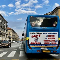 Pubblicità dinamica autobus Provincia di Cuneo