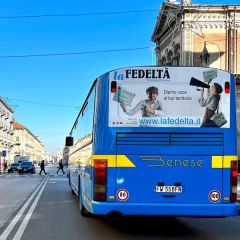 Pubblicità dinamica autobus Provincia di Cuneo