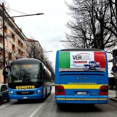 Pubblicità dinamica autobus Provincia di Cuneo