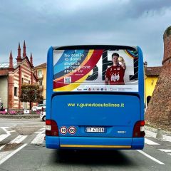 Pubblicità dinamica autobus Provincia di Cuneo
