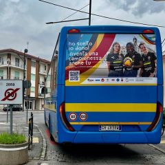 Pubblicità dinamica autobus Provincia di Cuneo