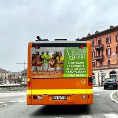 Pubblicità dinamica autobus Mondovì