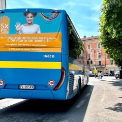 Pubblicità dinamica autobus Provincia di Cuneo