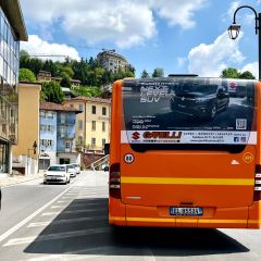 Pubblicità dinamica autobus Mondovì