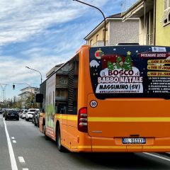 Pubblicità dinamica autobus Mondovì