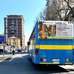 Pubblicità dinamica autobus Provincia di Alessandria