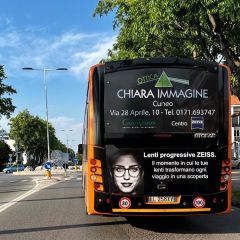Pubblicità dinamica autobus Cuneo