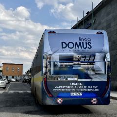 Pubblicità dinamica autobus Provincia di Alessandria