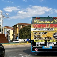 Pubblicità dinamica autobus Provincia di Alessandria