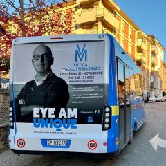 Pubblicità dinamica autobus Novi Ligure