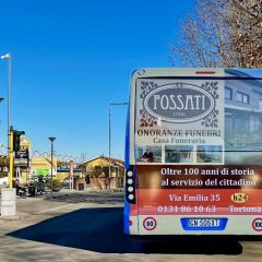 Pubblicità dinamica autobus Tortona