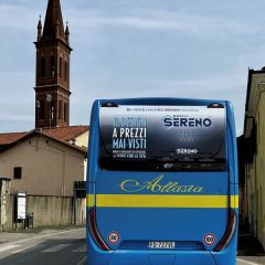 Pubblicità dinamica autobus Provincia di Cuneo