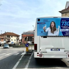 Pubblicità dinamica autobus Provincia di Cuneo