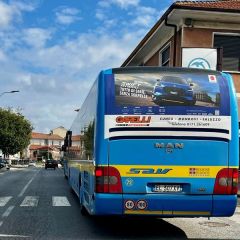 Pubblicità dinamica autobus Provincia di Cuneo