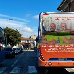 Pubblicità dinamica autobus Provincia di Cuneo