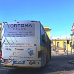 Pubblicità dinamica autobus Provincia di Alessandria