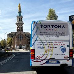 Pubblicità dinamica autobus Provincia di Alessandria