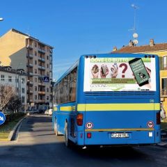 Pubblicità dinamica autobus Provincia di Alessandria