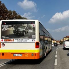 Pubblicità dinamica autobus Mondovì
