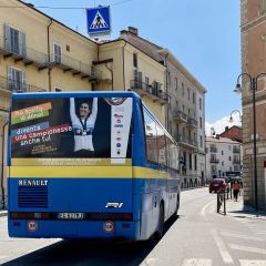 Pubblicità dinamica autobus Provincia di Cuneo