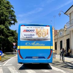 Pubblicità dinamica autobus Provincia di Cuneo