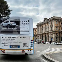 Pubblicità dinamica autobus Provincia di Cuneo