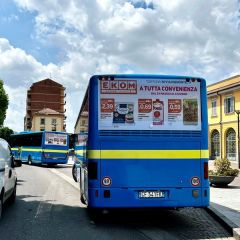 Pubblicità dinamica autobus Provincia di Alessandria