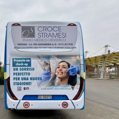Pubblicità dinamica autobus Provincia di Alessandria