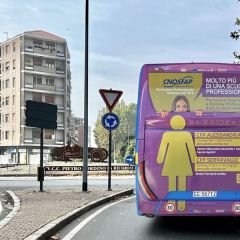 Pubblicità dinamica autobus Provincia di Alessandria