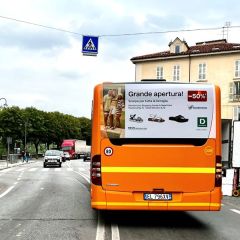 Pubblicità dinamica autobus Mondovì