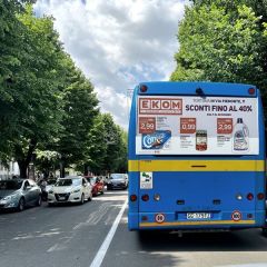 Pubblicità dinamica autobus Provincia di Alessandria