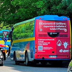 Pubblicità dinamica autobus Vercelli