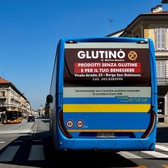 Pubblicità dinamica autobus Provincia di Cuneo