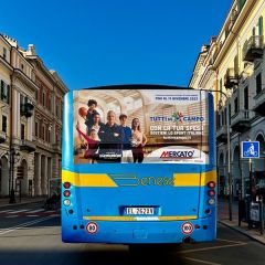 Pubblicità dinamica autobus Provincia di Cuneo