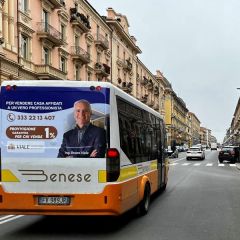 Pubblicità dinamica autobus  Cuneo