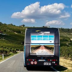 Pubblicità dinamica autobus Provincia di Cuneo