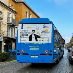 Pubblicità dinamica autobus Provincia di Cuneo