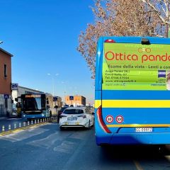 Pubblicità dinamica autobus Provincia di Alessandria