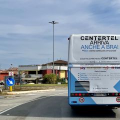 Pubblicità dinamica autobus Bra