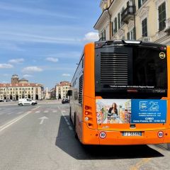 Pubblicità dinamica autobus Cuneo