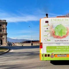 Pubblicità dinamica autobus Cuneo