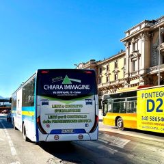 Pubblicità dinamica autobus Provincia di Cuneo