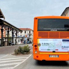 Pubblicità dinamica autobus Bra