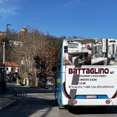 Pubblicità dinamica autobus Provincia di Cuneo